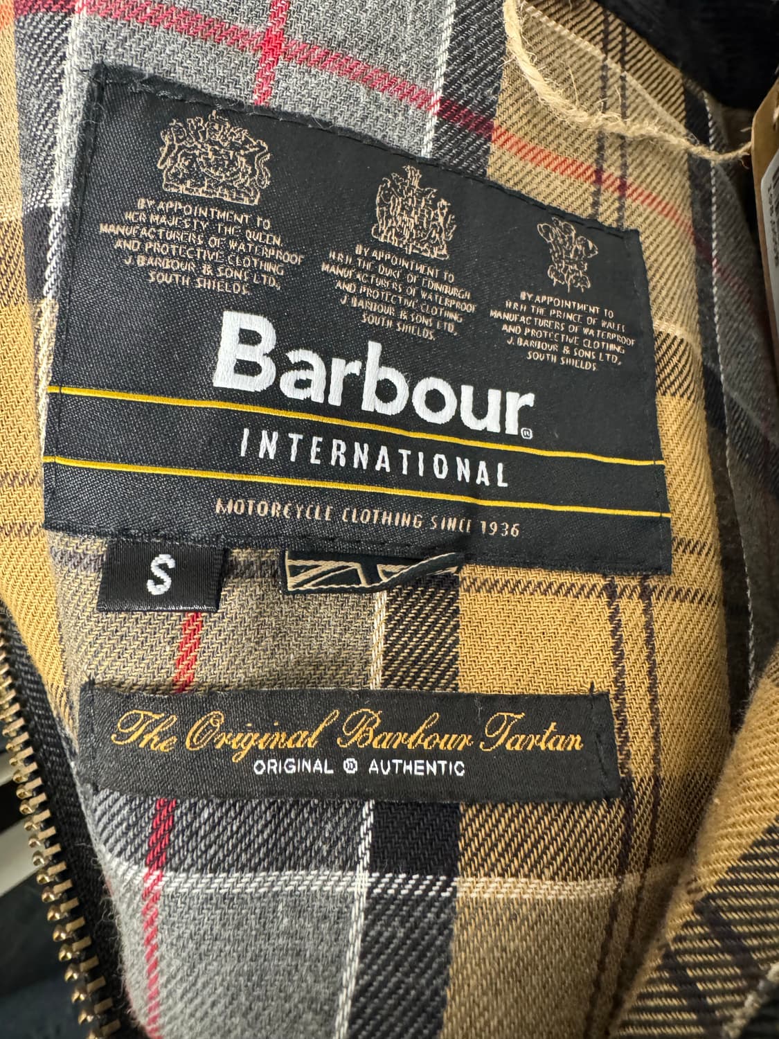 BARBOUR 바버 인터네셔널 오리지널 블랙 왁싱 자켓 S 상품이미지8