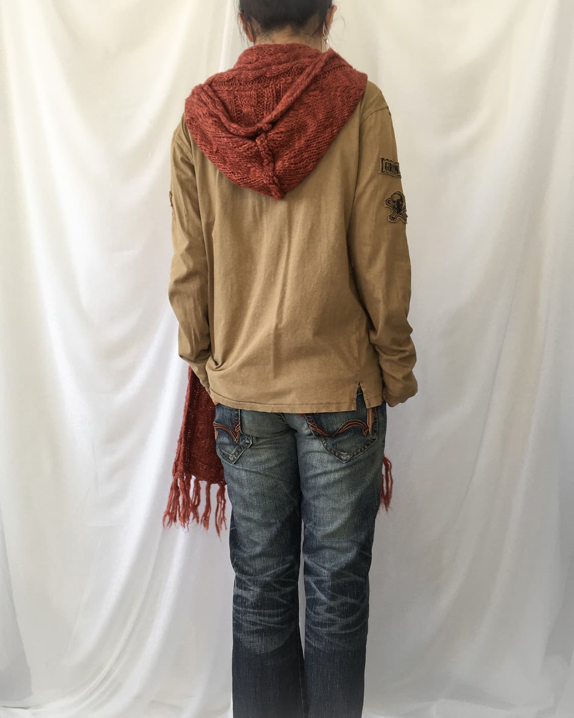  hood layer knit muffler 상품이미지5