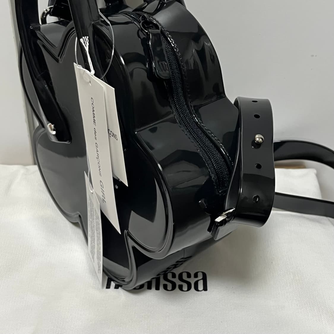 꼼데가르송 걸 x 멜리사 25fw 플라워백/블랙 상품이미지2