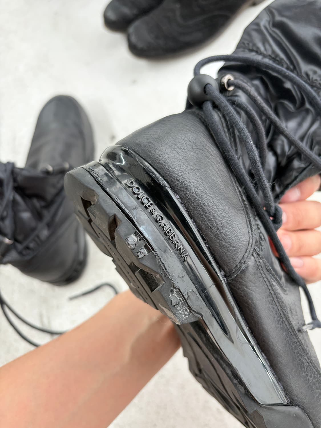2000‘s 돌체앤가바나 하이브리드 레더 슈즈 상품이미지3