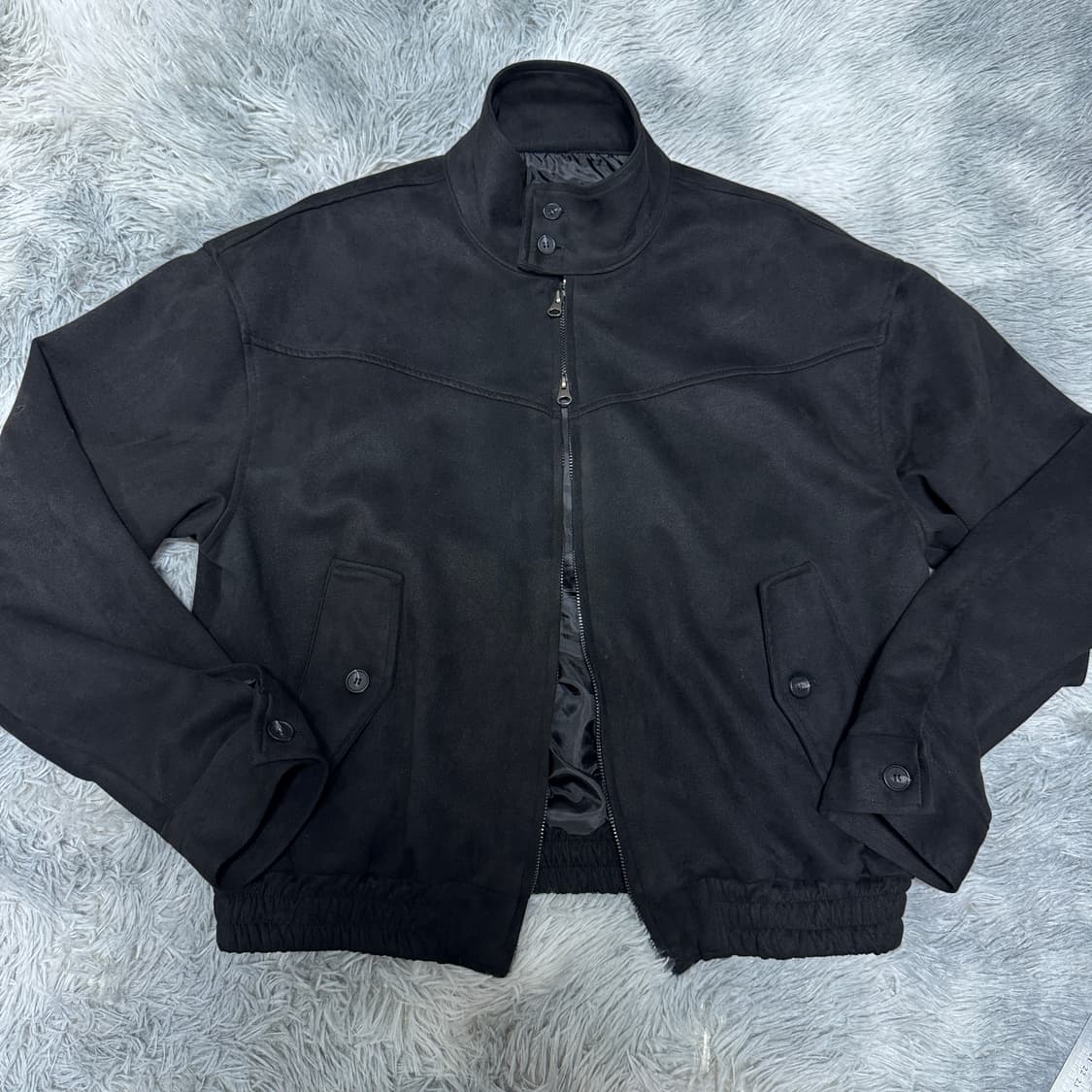 남성 스웨이드 블루종 L사이즈 상품이미지4