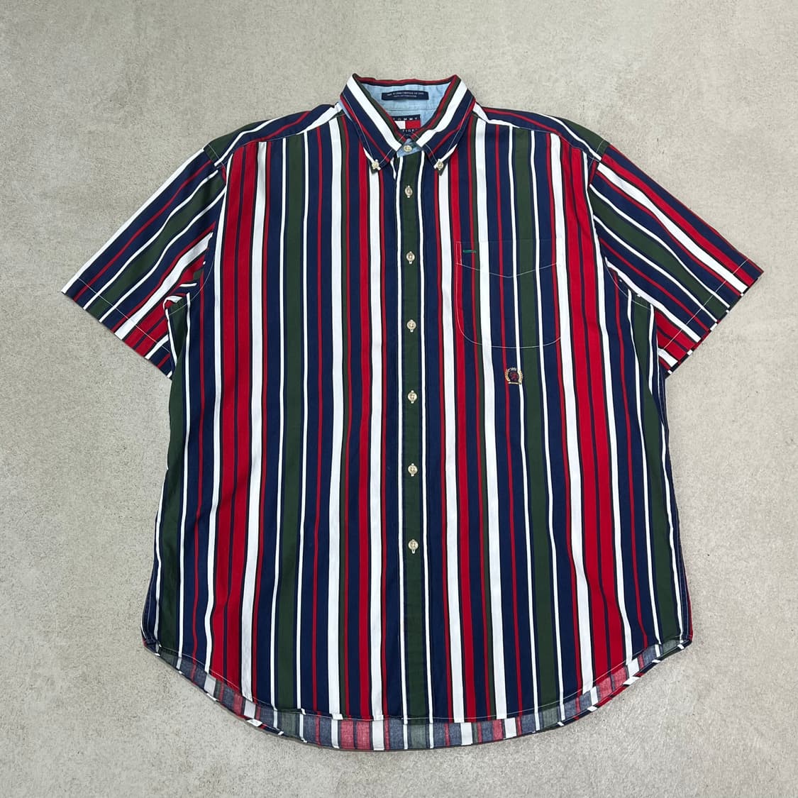 타미힐피거 스트라이프 반팔셔츠 s10449 상품이미지1