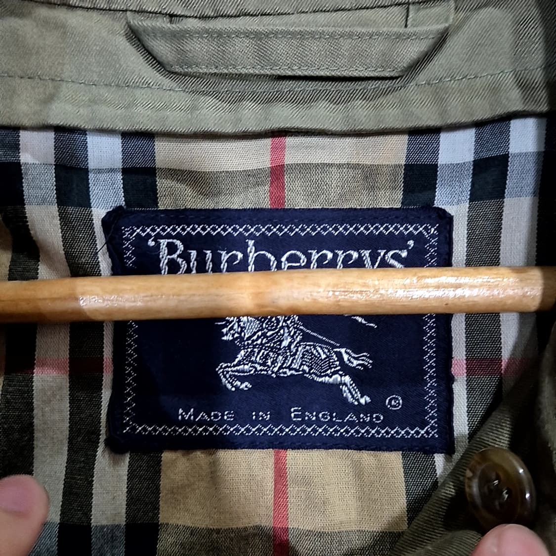 Burberry 버버리 트렌치 블루종 자켓 상품이미지5