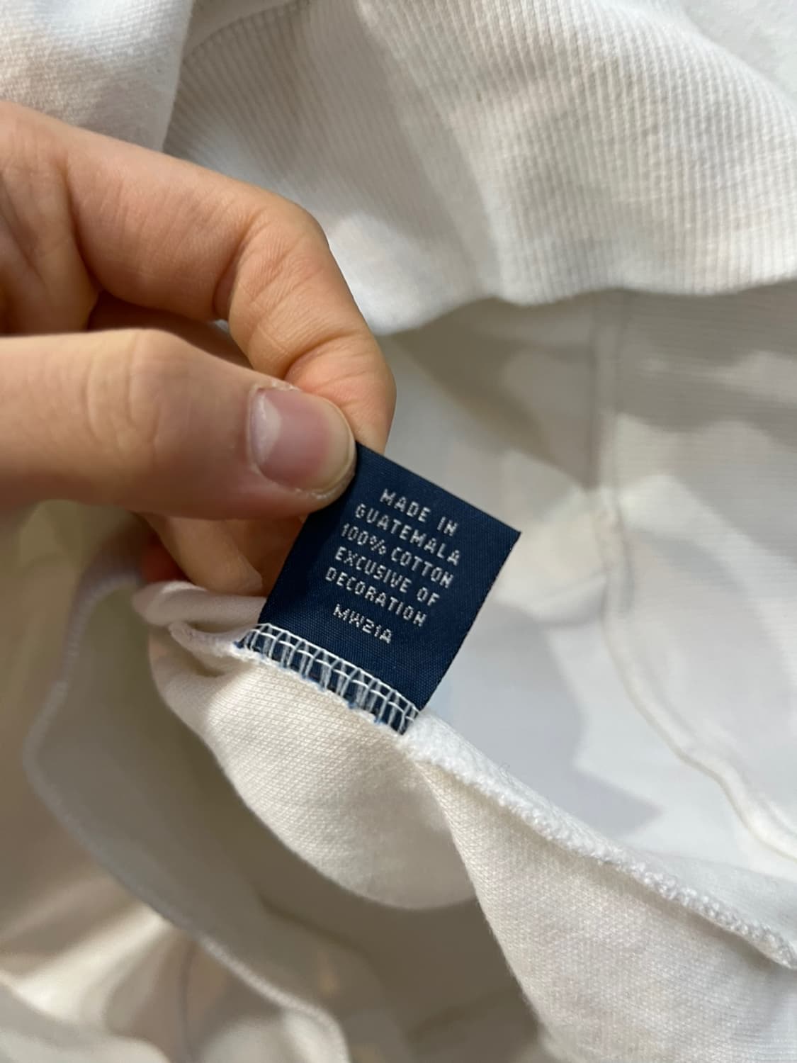 90s 폴로랄프로렌 빅포니 화이트 후드 M 상품이미지7