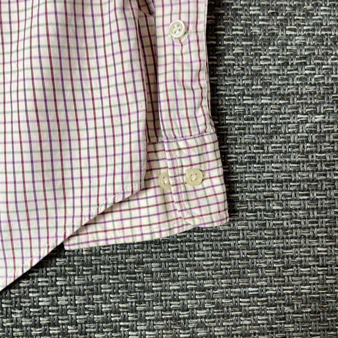 폴로랄프로렌 퍼플 핑크 그린 멀티배색 체크 긴팔 셔츠 클래식핏 16 상품이미지6