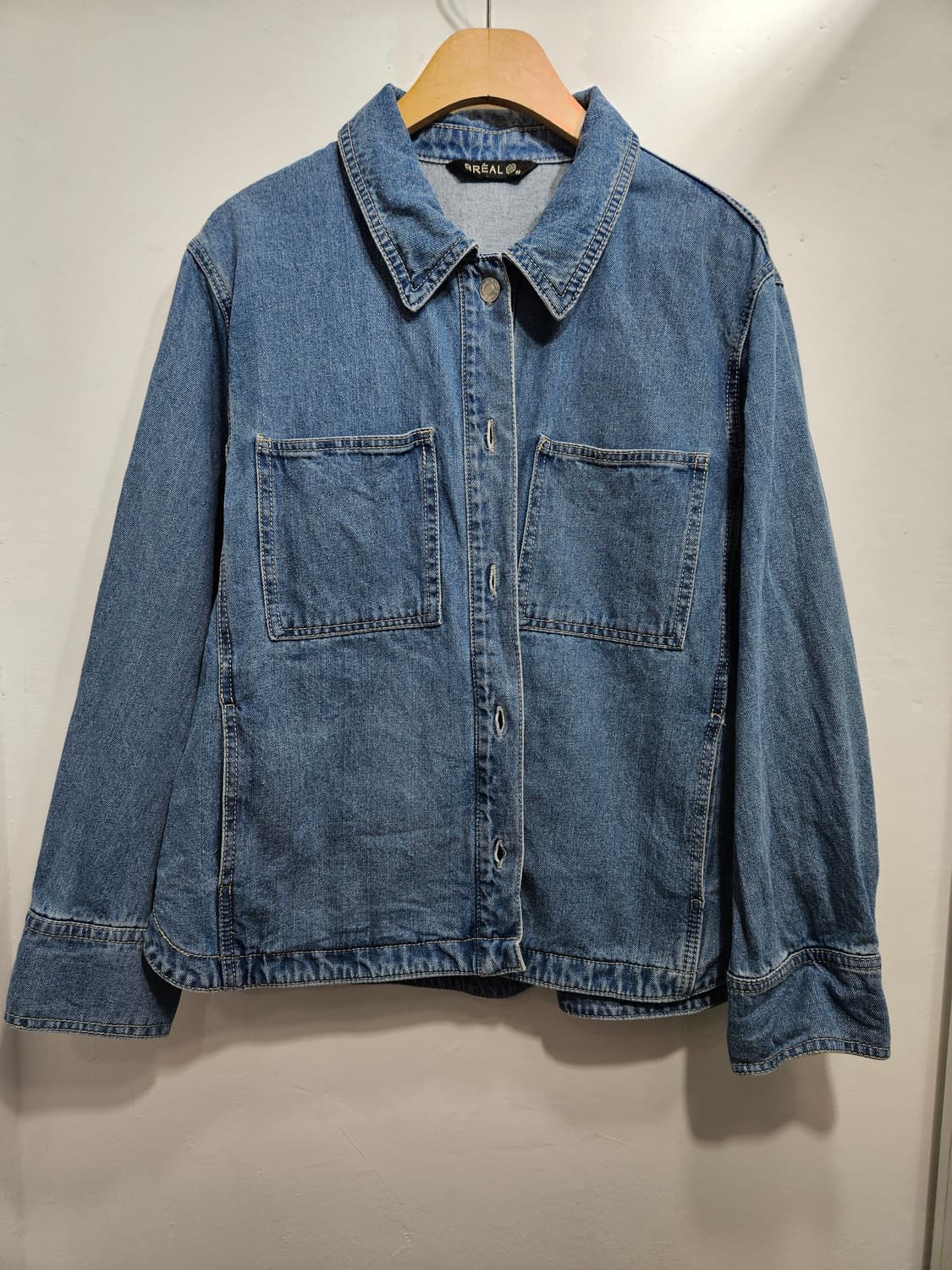 브리엘(BREAL) 데님 셔츠 자켓  상품이미지4