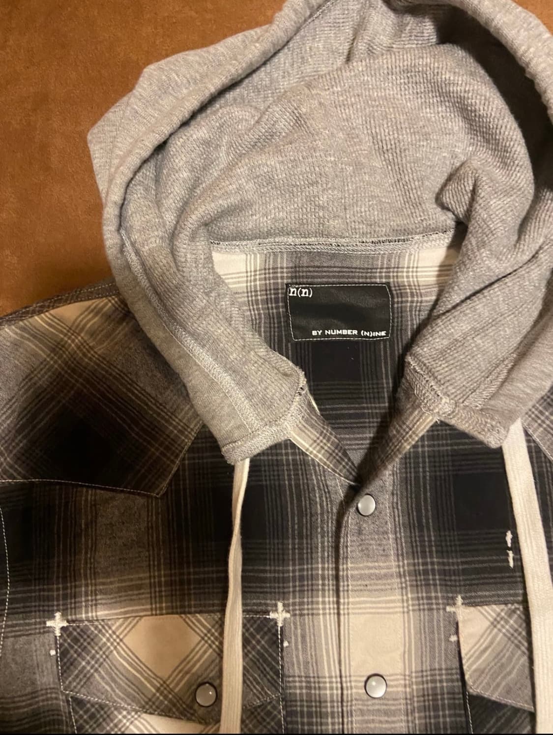 Number Nine 넘버나인 도킹 후디 셔츠 3 size 상품이미지2