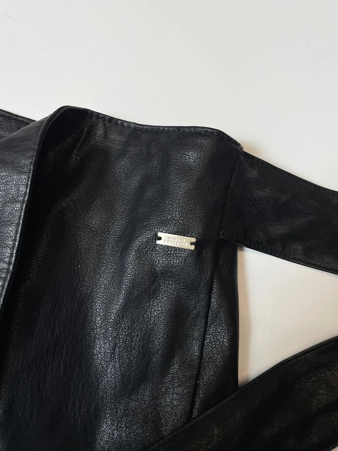 아르마니 익스체인지 가죽 랩 스커트 PN9284 상품이미지5
