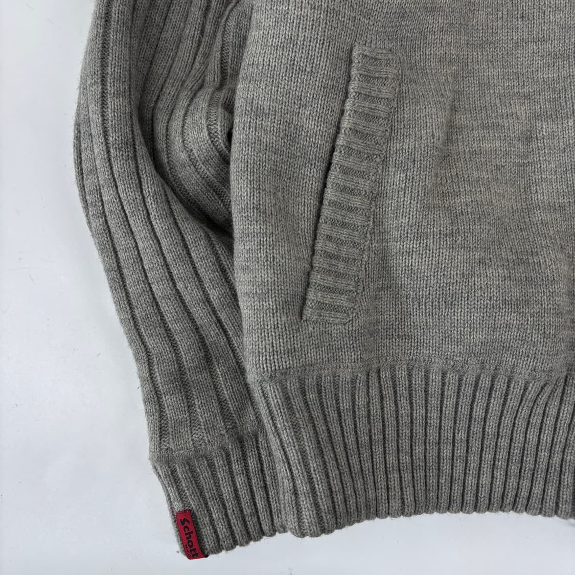 쇼트 니트 후드집업 상품이미지7