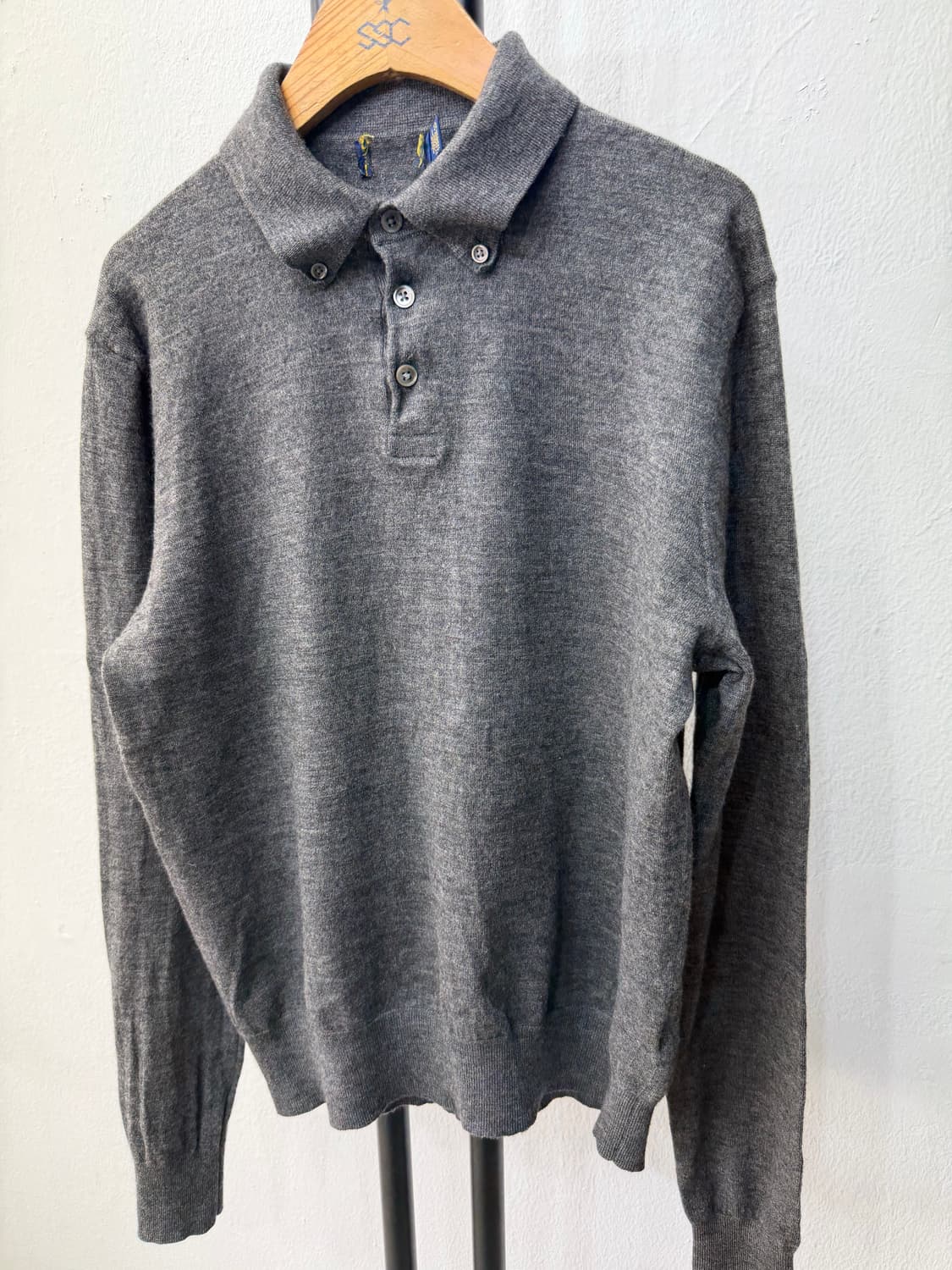 정품) 폴로랄프로렌 여성 헨리넥 니트 L 상품이미지3