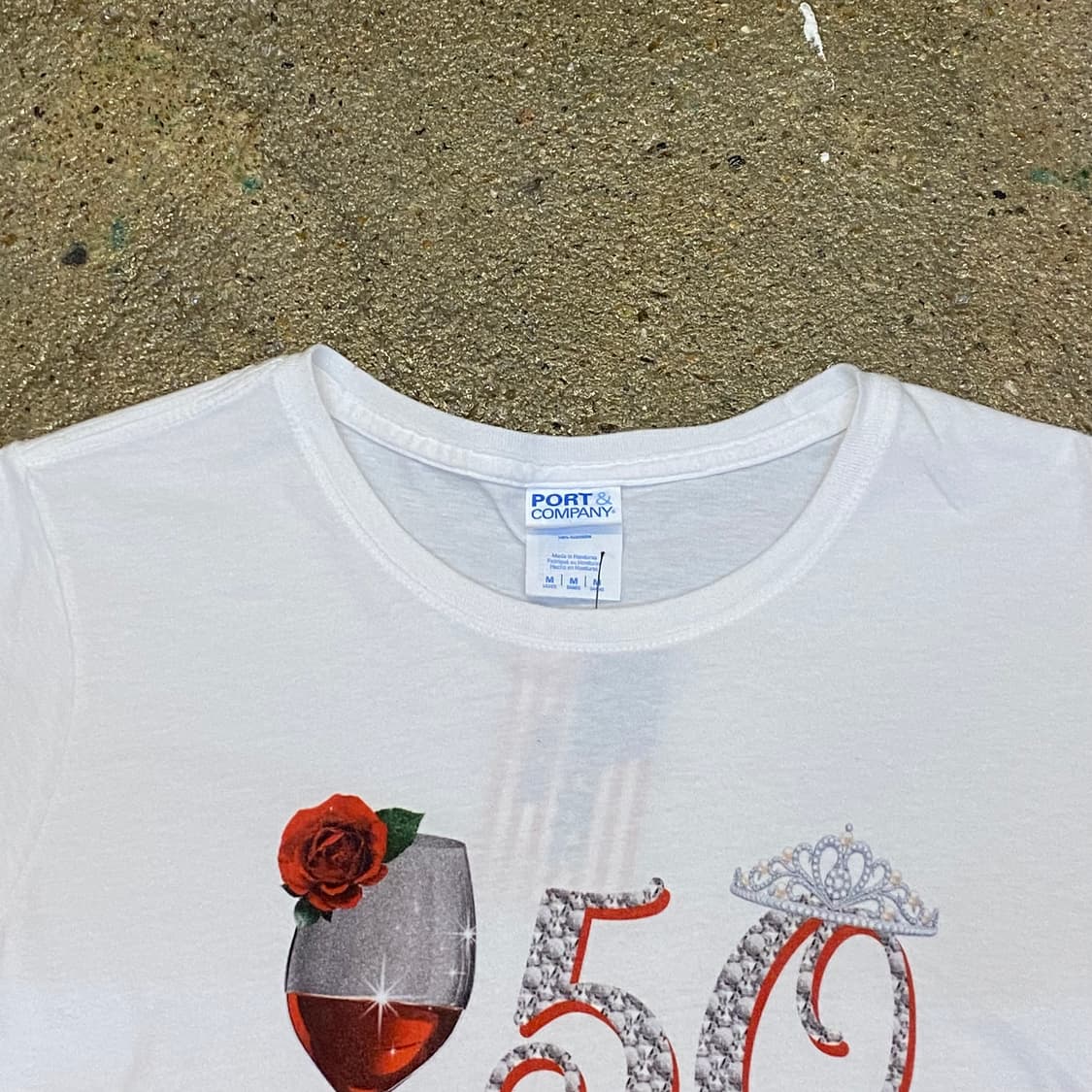 미국 빈티지 여성 패뷸러스 포인트 반팔티 흰티셔츠 상품이미지4