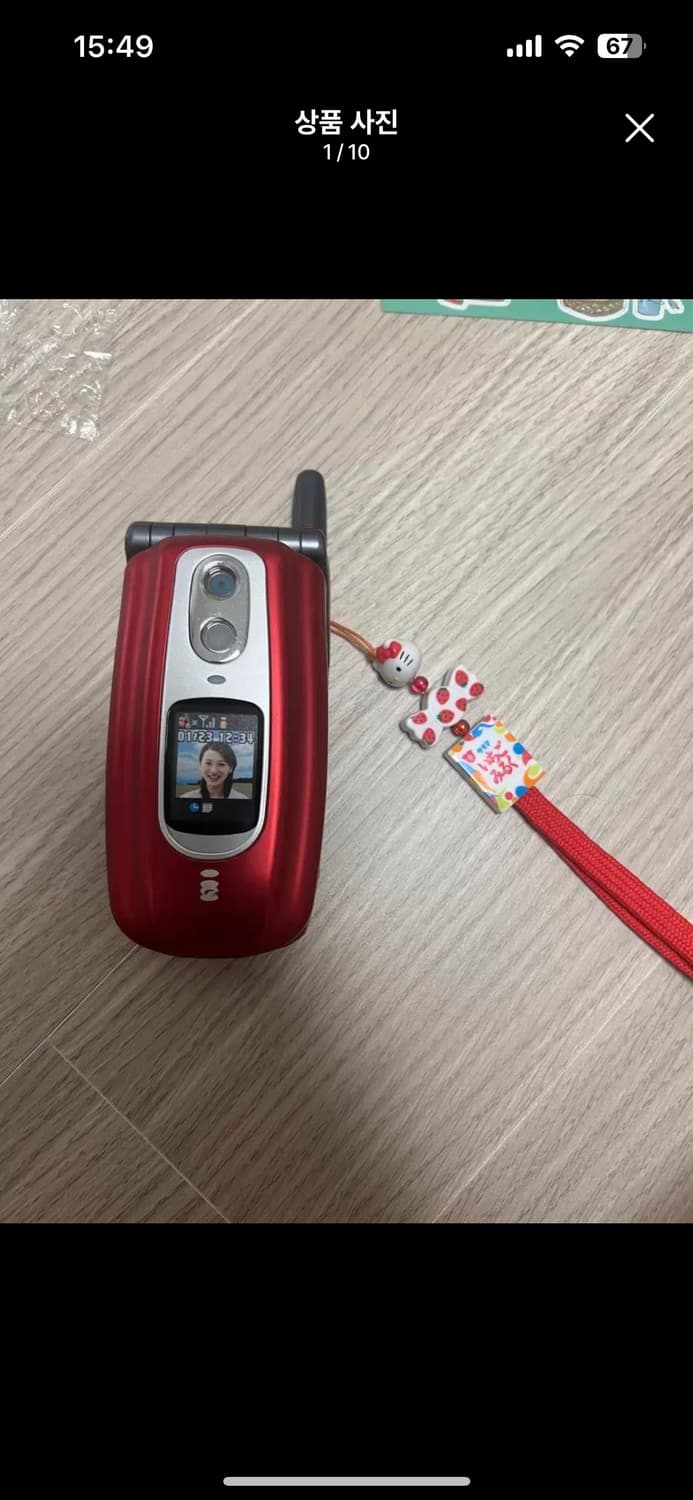 고전 목업폰 일본 목업 모형폰 키티 모형폰 상품이미지1