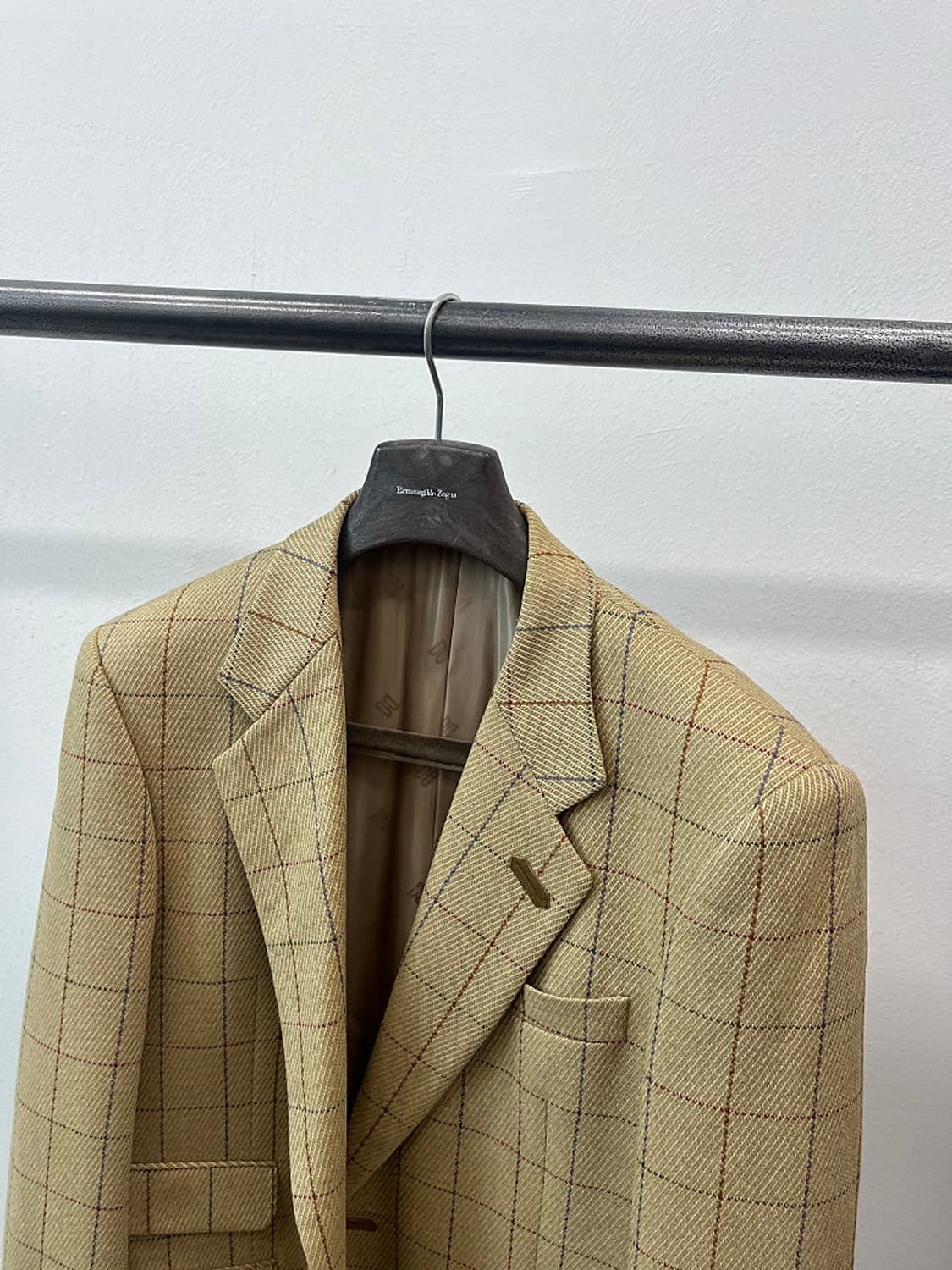 100-105) 닥스 클래식 금장 체크자켓  상품이미지3