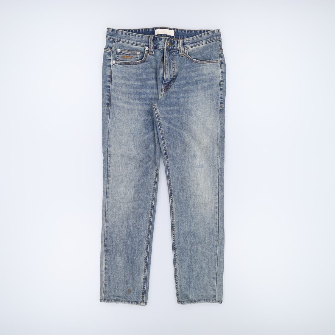 [32] 플랙 슬림 스트레이트 워싱 데님 진 팬츠 1211J1 상품이미지1