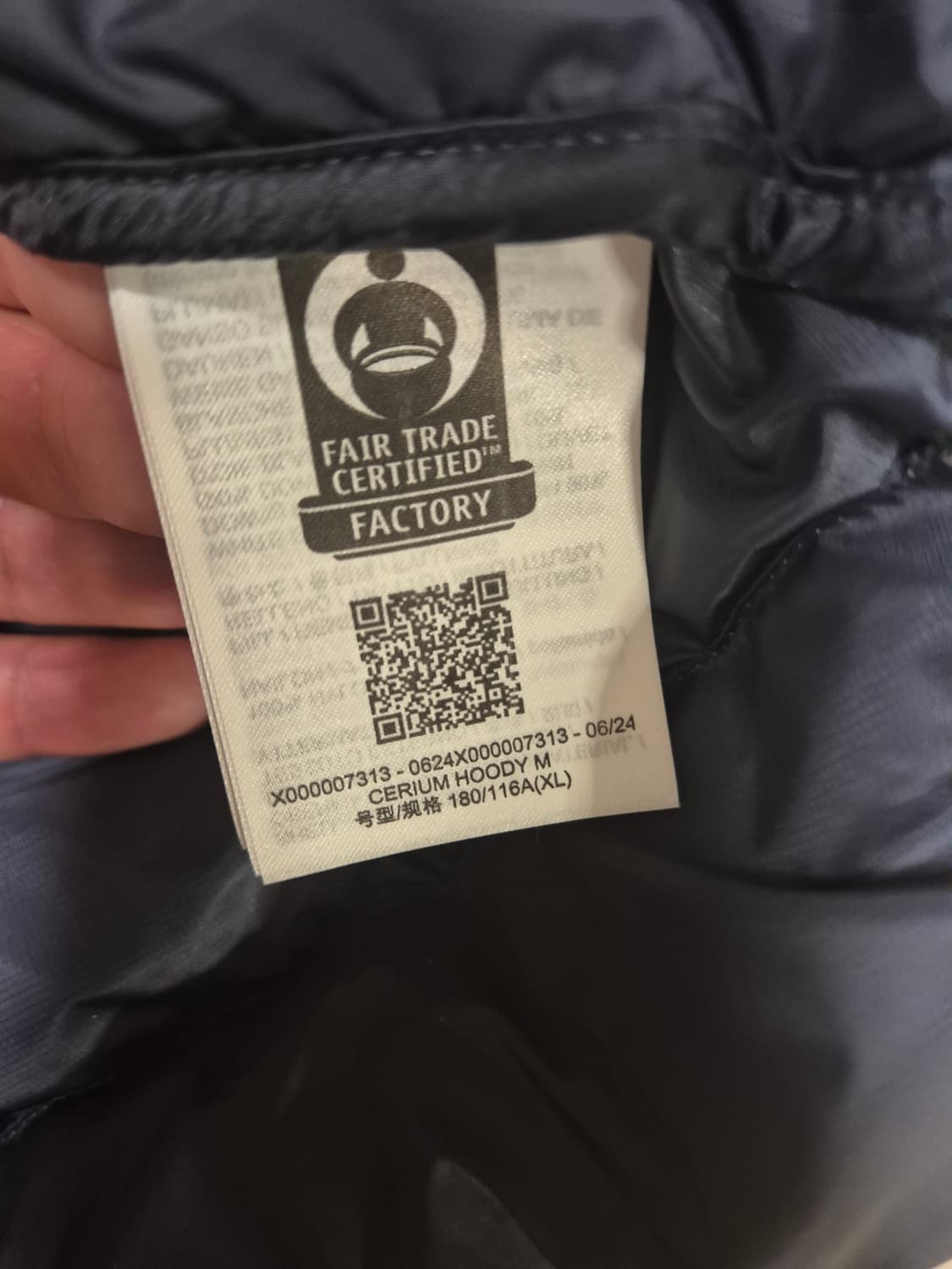 아크테릭스 세륨 후디 블랙사파이어 상품이미지2