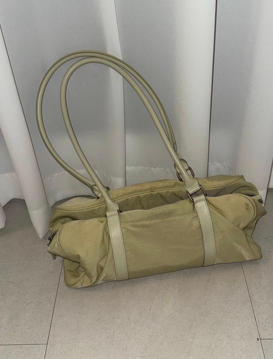 마뗑킴 숄더백 아이보리 토트백 상품이미지2