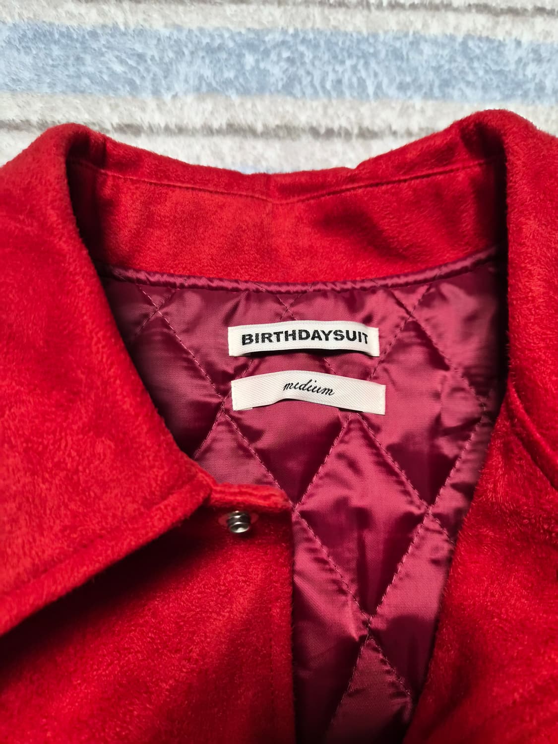 벌스데이수트 스웨이드 스타디움 자켓 M 상품이미지3