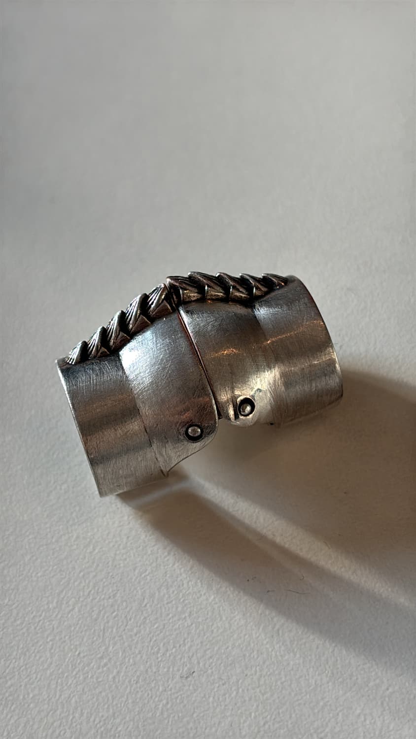 Vtg Medieval Armor Ring 상품이미지5