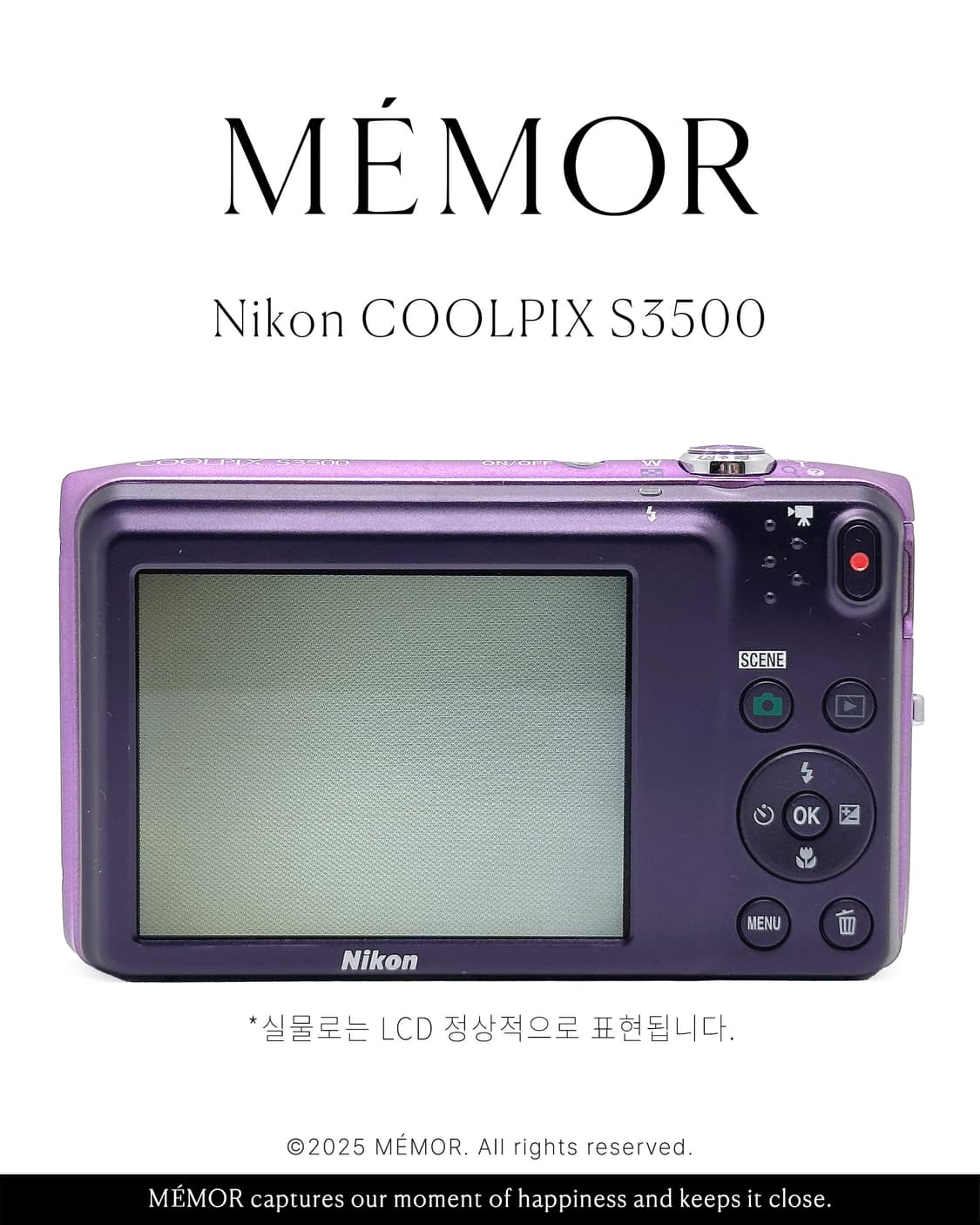 아이돌픽🩷 Nikon COOLPIX S3500 니콘 쿨픽스 디카 상품이미지5