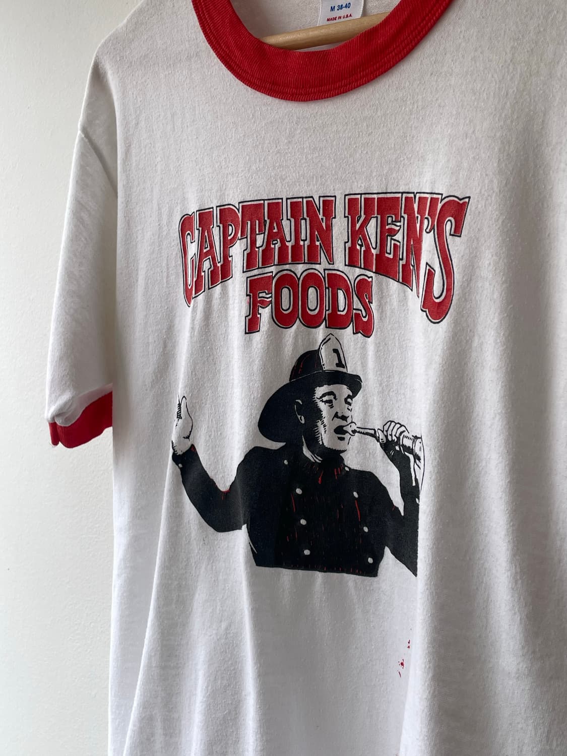 80’s USA ‘CAPTAIN KEN'S FOODS’ Ringer-T  상품이미지8