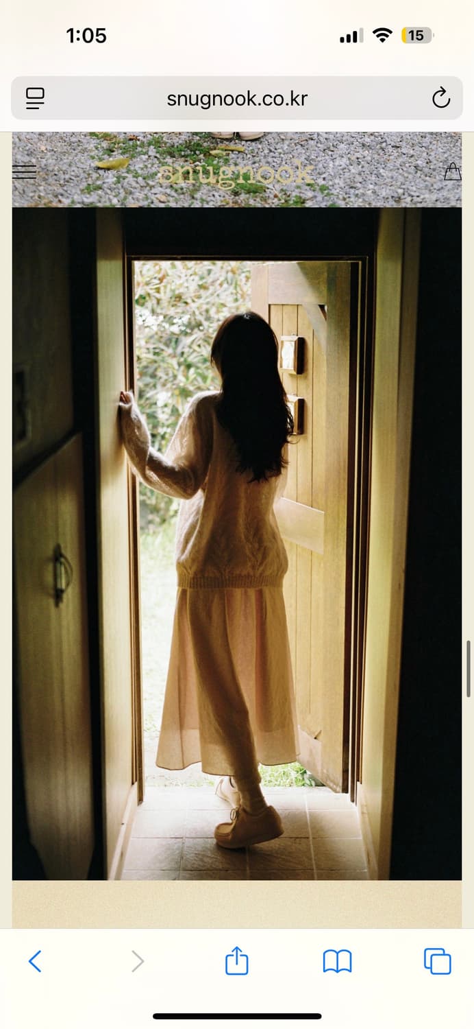 스너그눅 그레이 베이지 니트 스웨터 상품이미지8