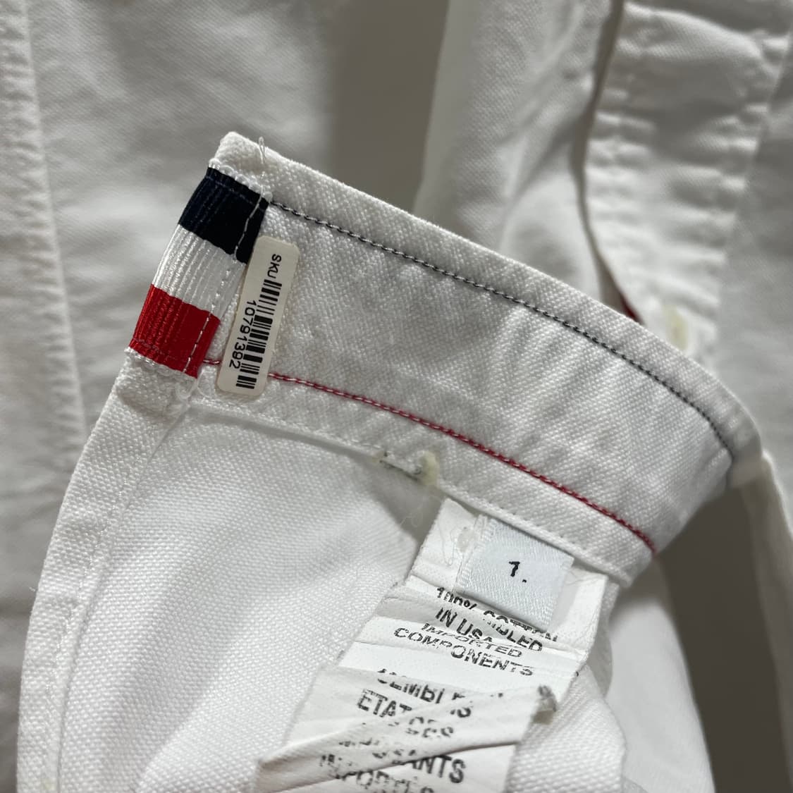 톰브라운/ 트리콜로 화이트 셔츠/ 1 상품이미지8