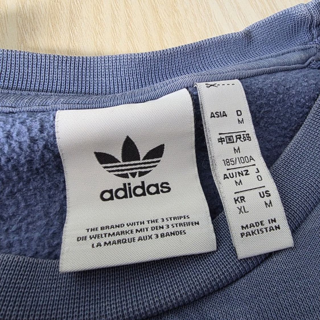 아디다스 오리지널 3D 트레포일 슬리브 로고 맨투맨 XL 상품이미지5