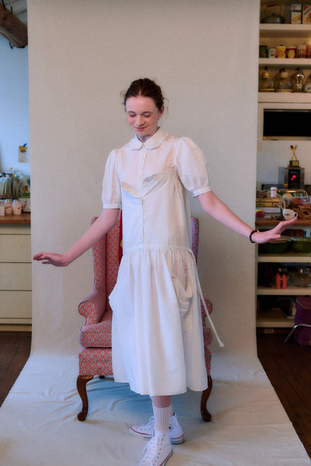 Viaplain sleeveless dress sky blue 상품이미지3