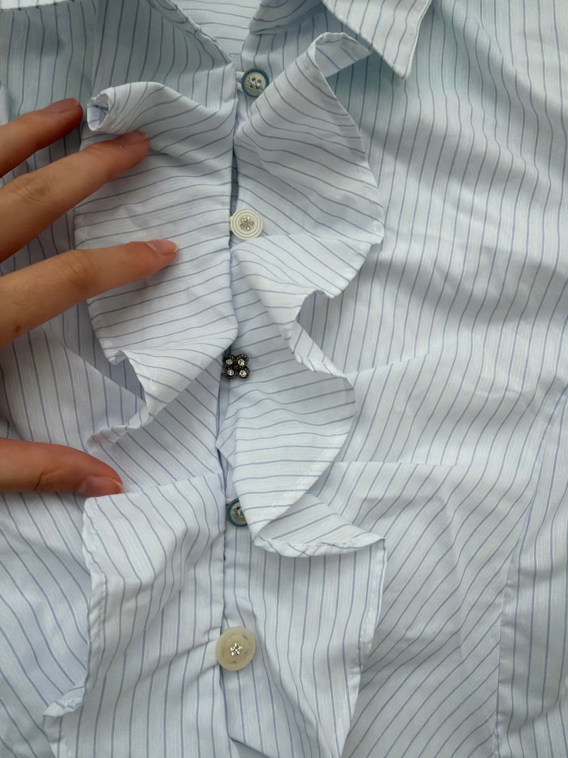 에옹쓰 프릴 셔츠 상품이미지6