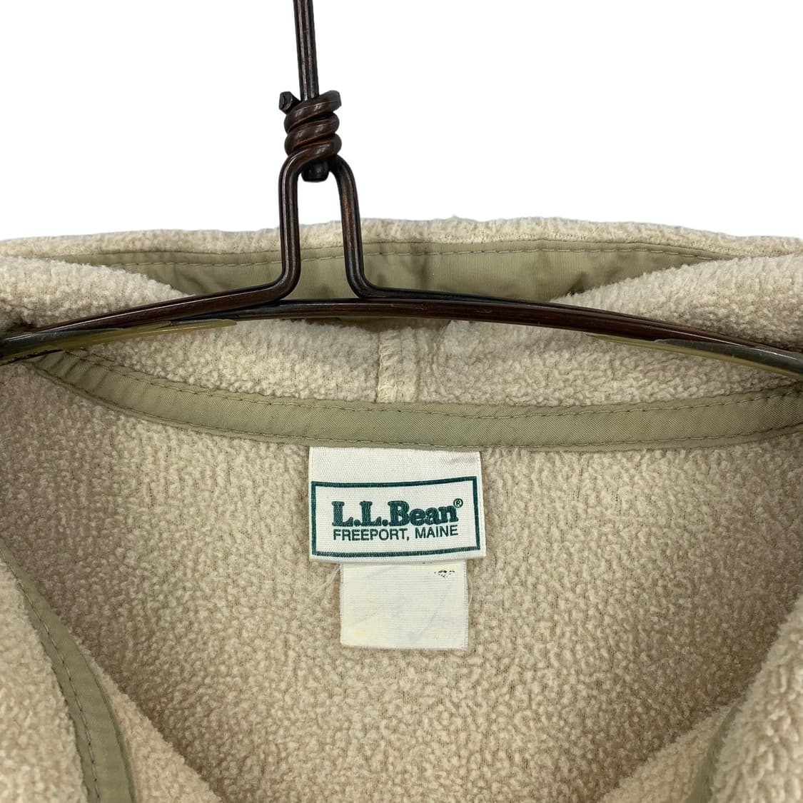 엘엘빈 로고 플리스 후드집업 상품이미지5