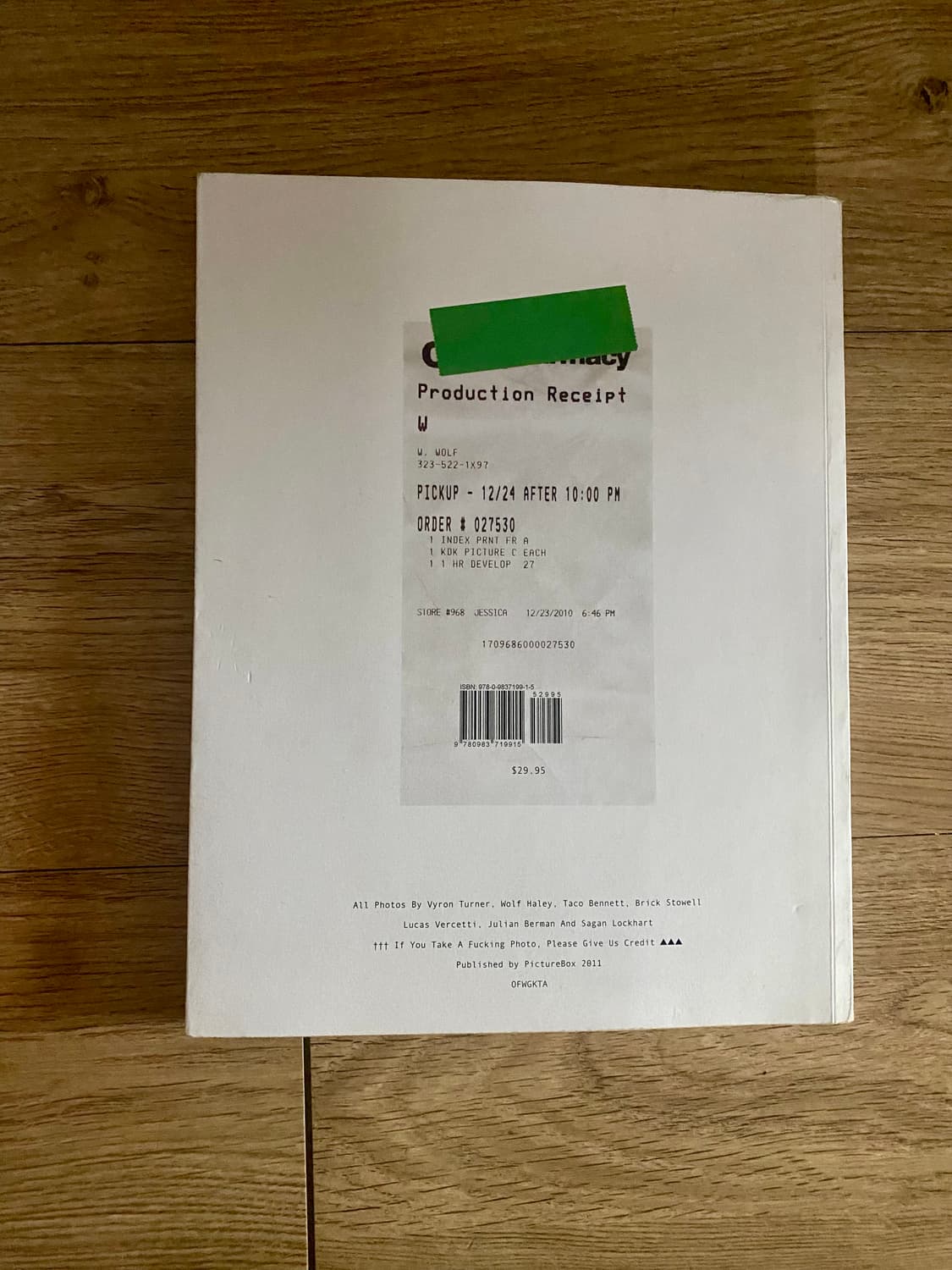 odd future golf wang 1st edition 사진집 상품이미지4