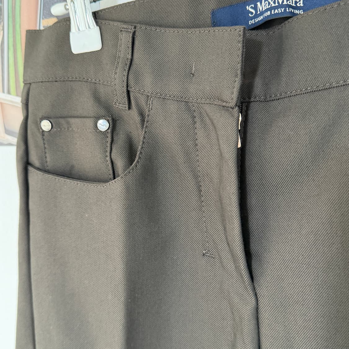 [29] 막스마라 슬랙스 다크브라운 상품이미지7