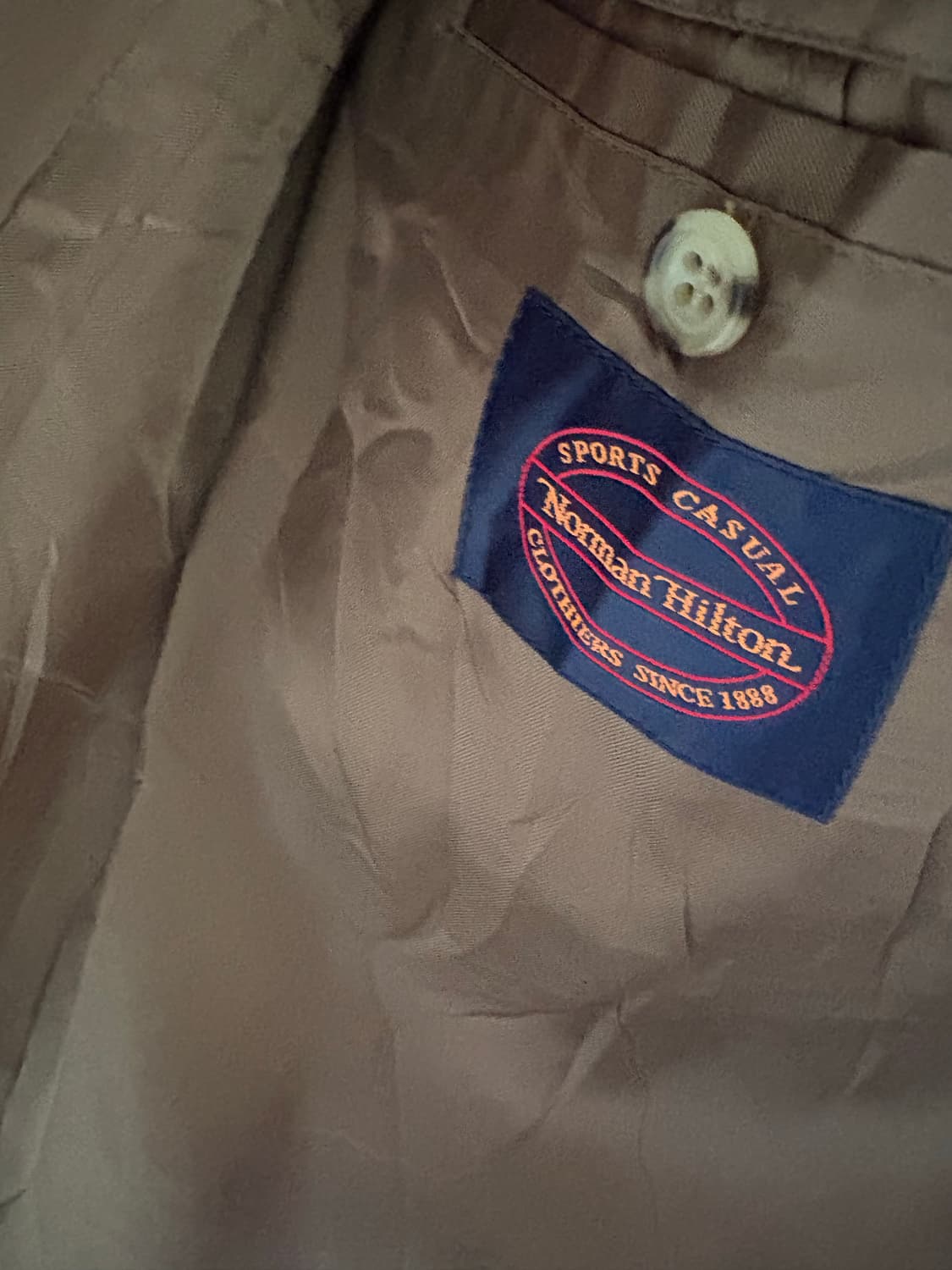 Norman Hilton 체크 울 블레이저 Japan 상품이미지4