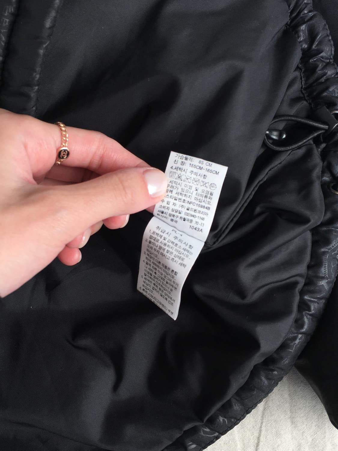 노스페이스 가슴로고 경량패딩 상품이미지6