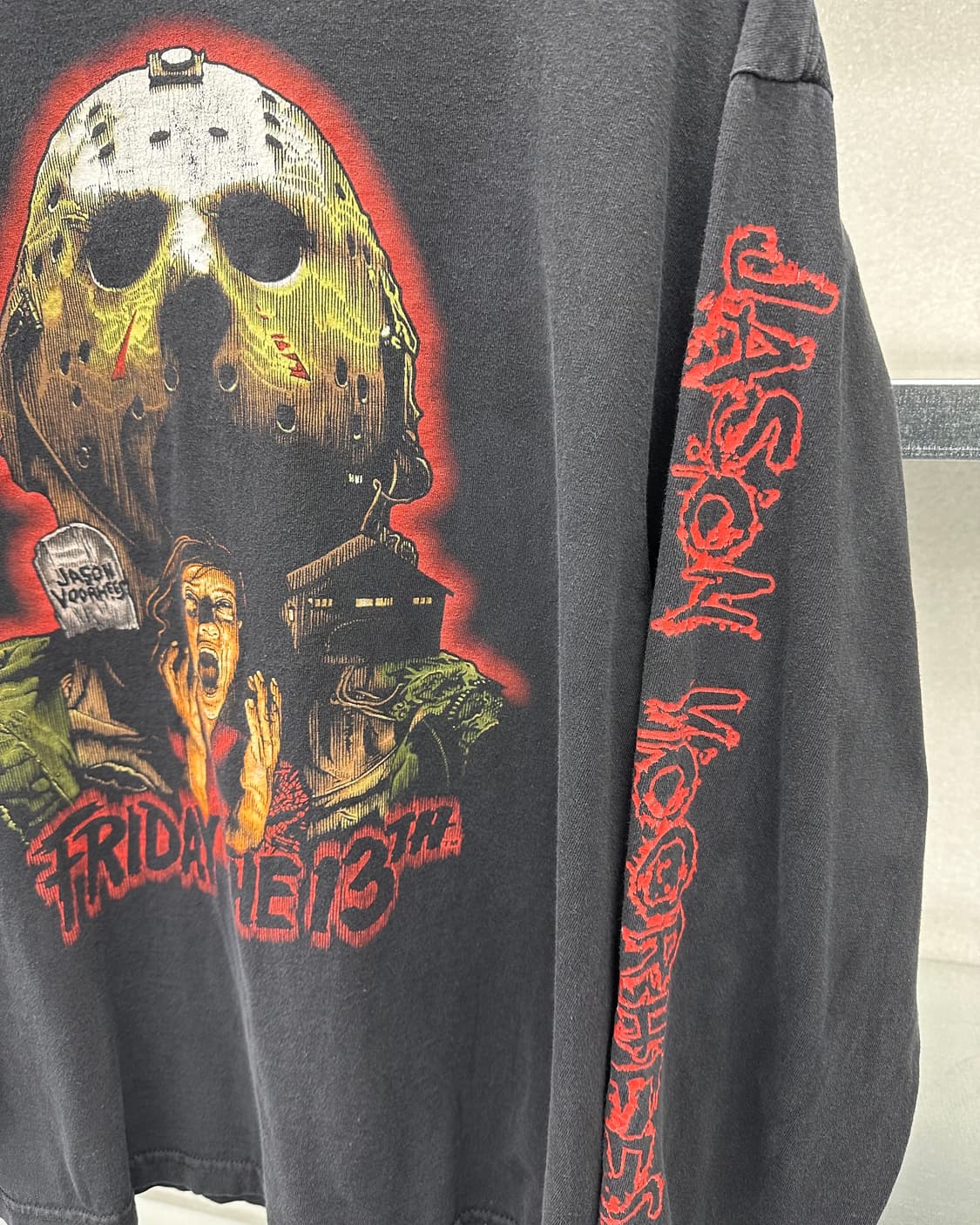 (XL)00'S 13일의 금요일 빈티지긴팔-M1726 상품이미지3