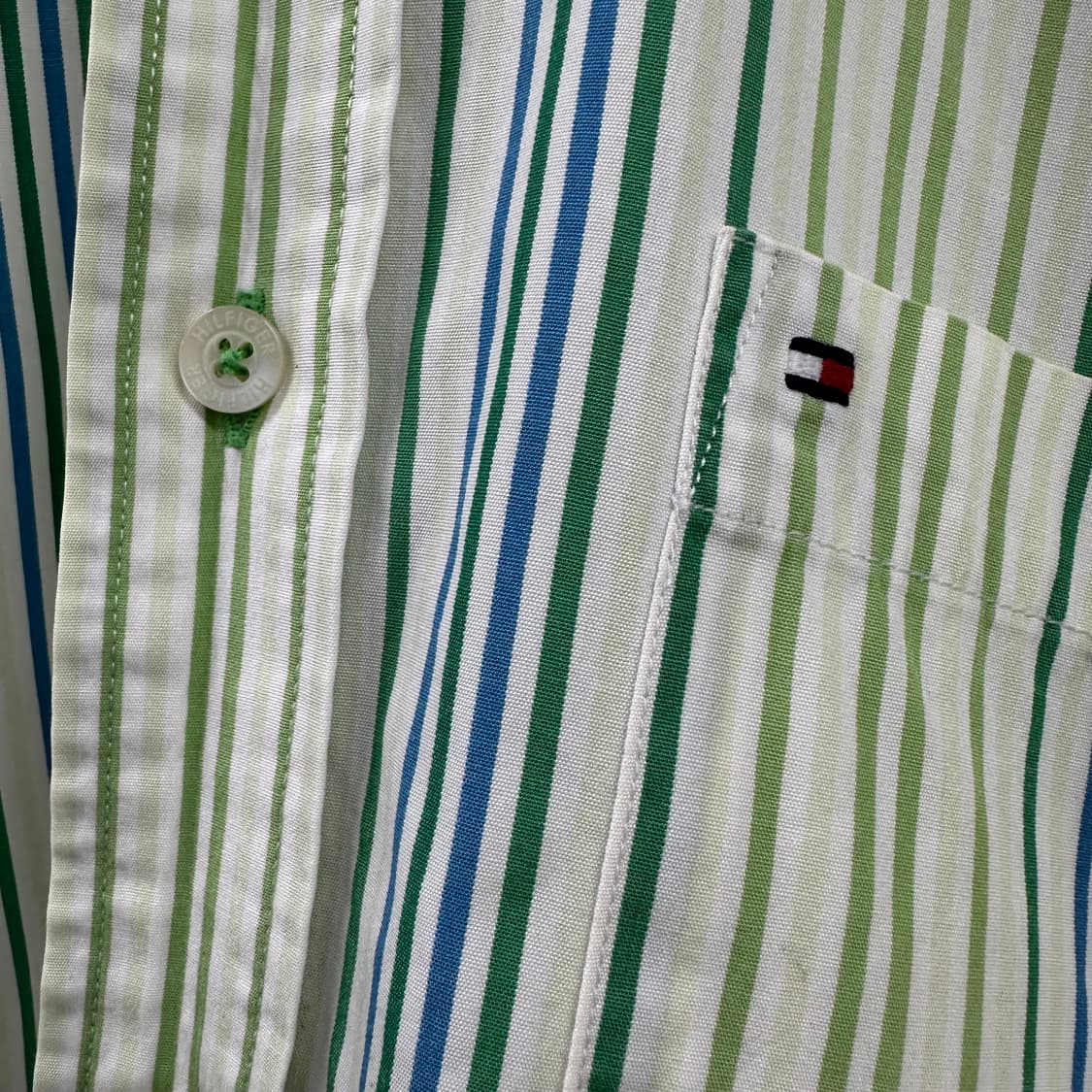 타미힐피거 스트라이프 반팔 셔츠 남방 105 @355 상품이미지5