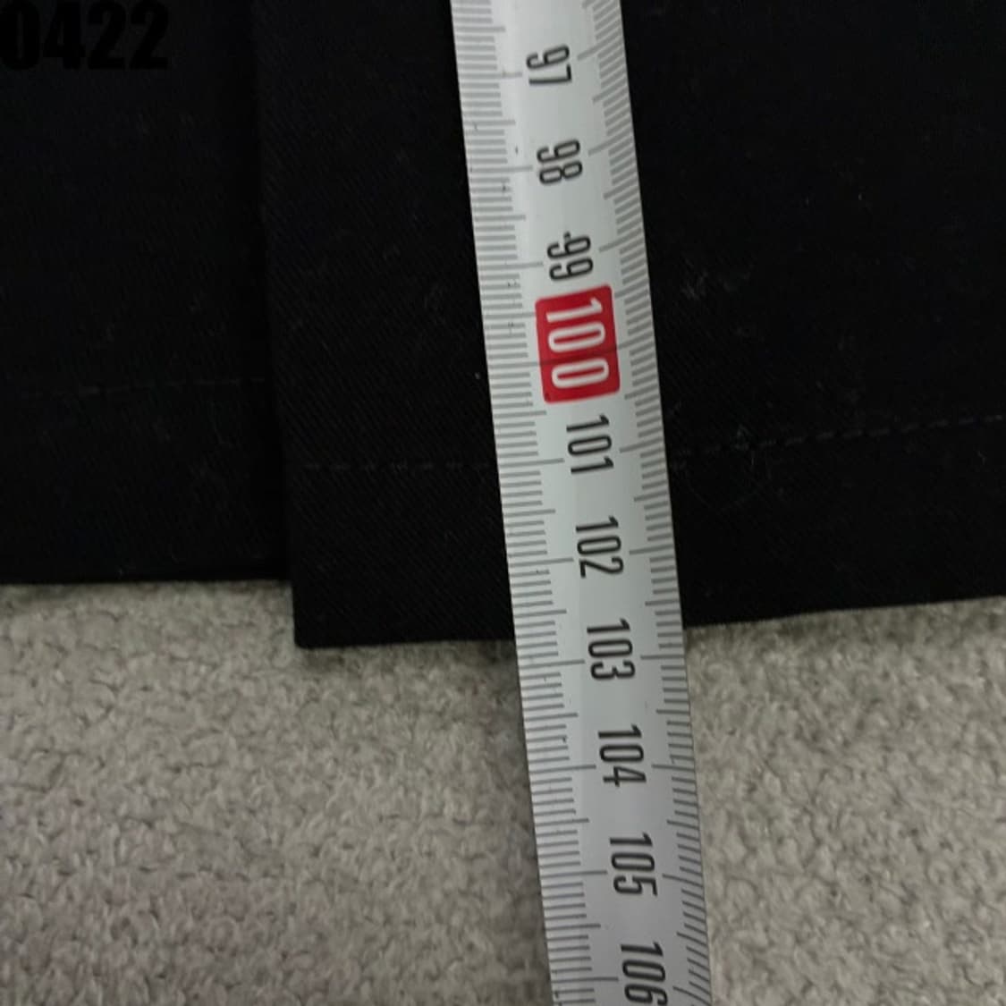 디키즈 플리츠 와이드 블랙 바지 28 새상품 상품이미지8