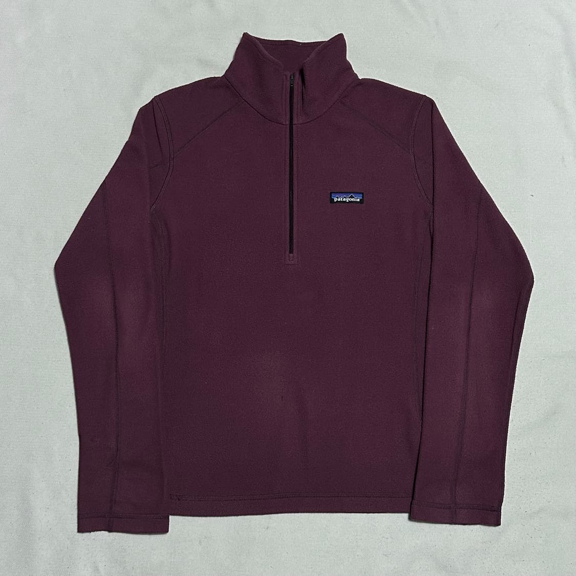 M 파타고니아 여성용 버건디 하프집업 플리스 상품이미지2