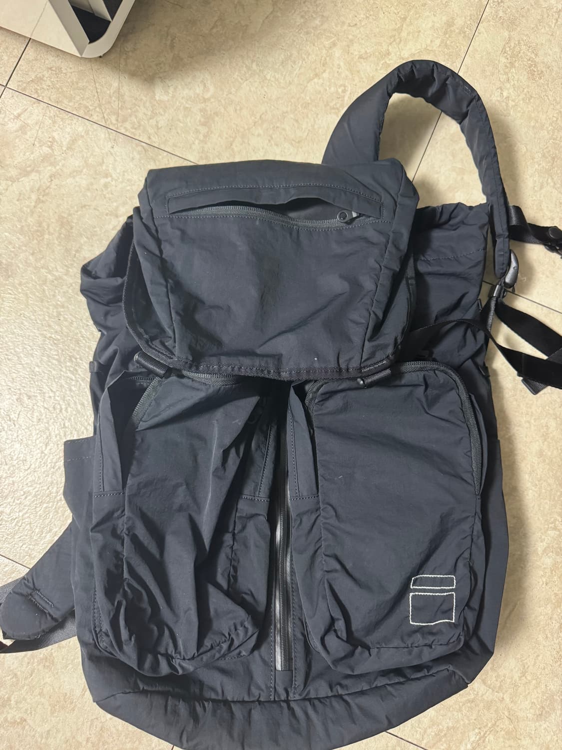 블랭코브 더블 크래스프 백팩 네이비 상품이미지1