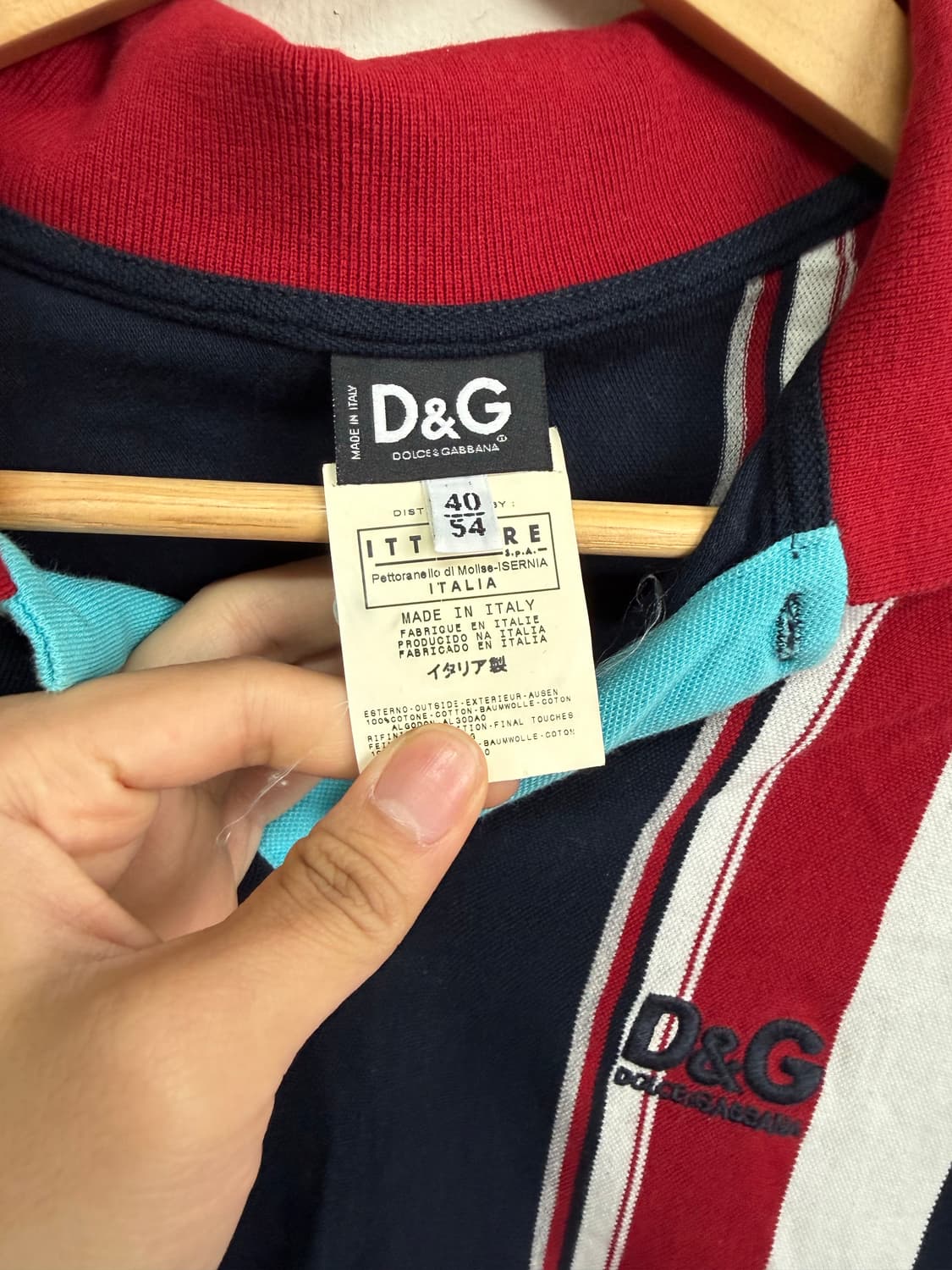 돌체앤가바나 D&G 카라넥 티셔츠 상품이미지3