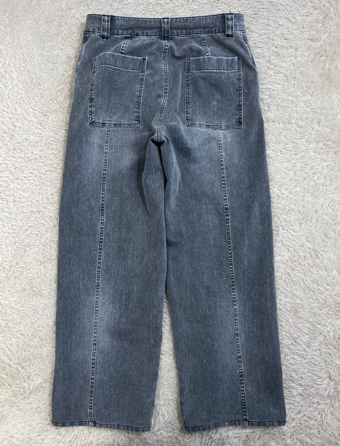 2024/시스템옴므 와이드 데님 팬츠/#3185 상품이미지4