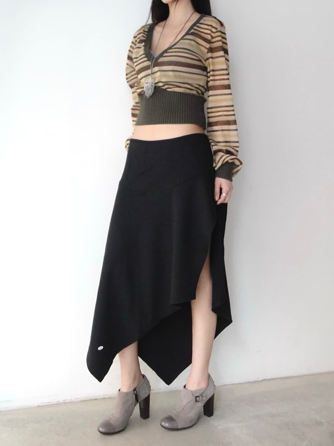 GUESS JEANS stripe glitter sheer knit 상품이미지6