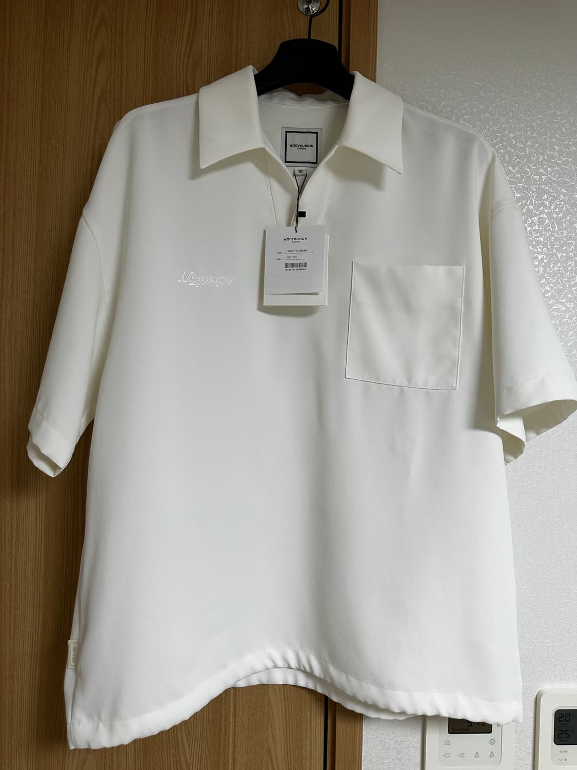 (50 새제품) 25ss 우영미 화이트오픈 폴로 티셔츠 상품이미지2