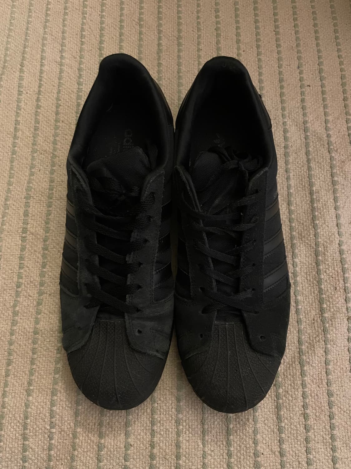 아디다스 슈퍼스타 올블랙 280 스웨이드 (미국발) 상품이미지1