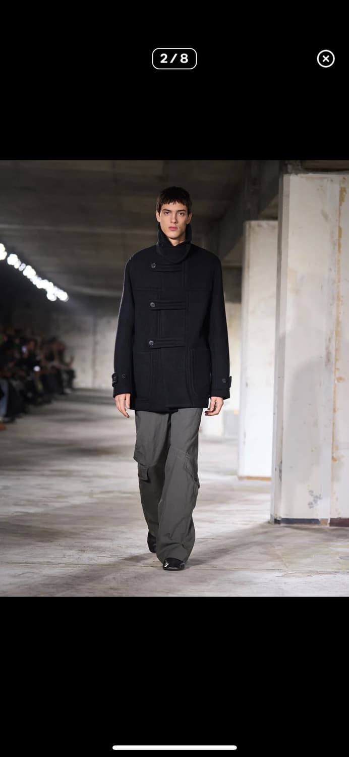 24fw 드리스반노튼 블랙 가죽 로퍼 슈즈(265) 상품이미지2