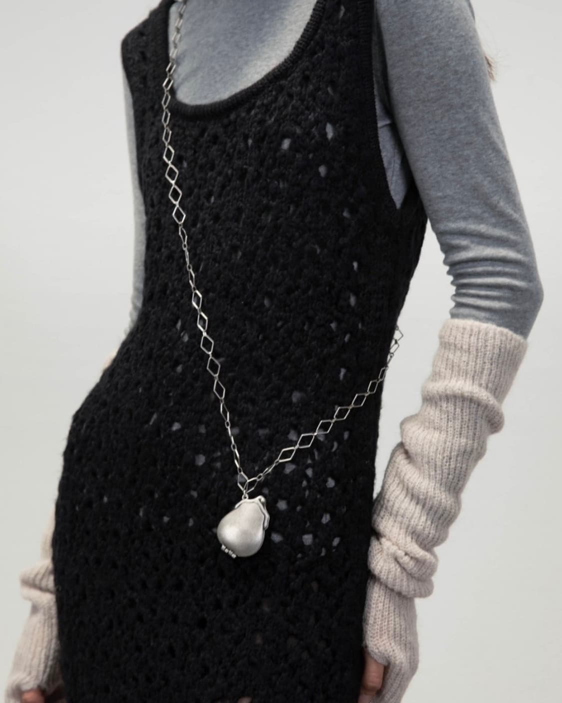 아모멘토 차정원 빈티지 롱 네크리스 상품이미지2