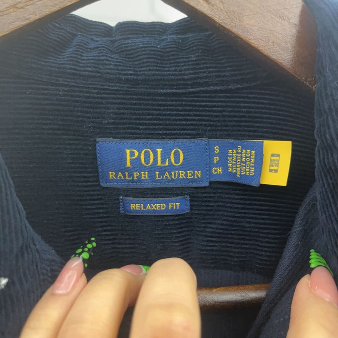 폴로 랄프로렌 캐주얼 슬림핏 코듀로이 골덴 셔츠 S C08924 상품이미지5