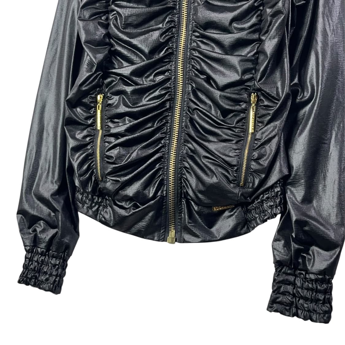 [ROCAWEAR] 로카웨어 셔링 디테일 글로시 블루종 상품이미지4