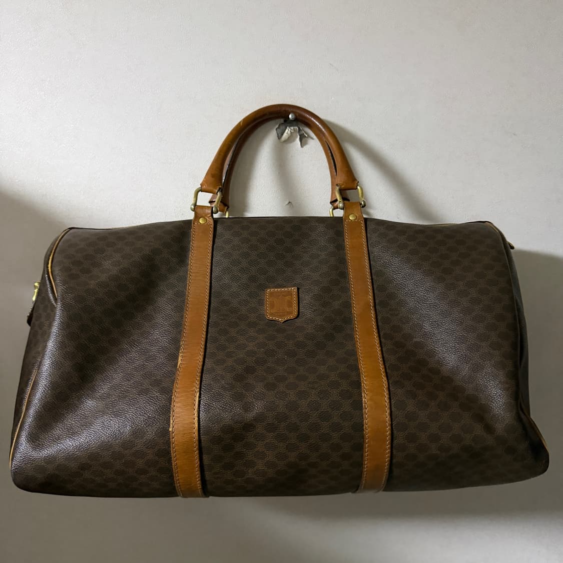 빈티지 셀린느 마카담 패턴 보스턴 여행구 상품이미지10