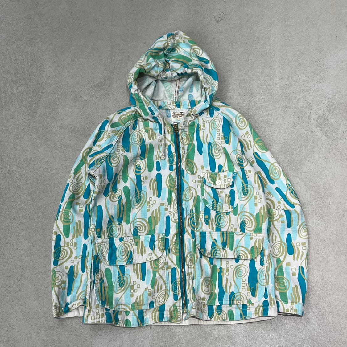 써니스포츠 패턴 후드집업 s10069 상품이미지1